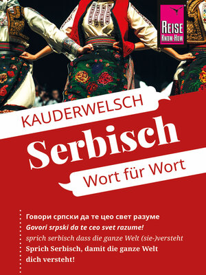 cover image of Reise Know-How Sprachführer Serbisch--Wort für Wort